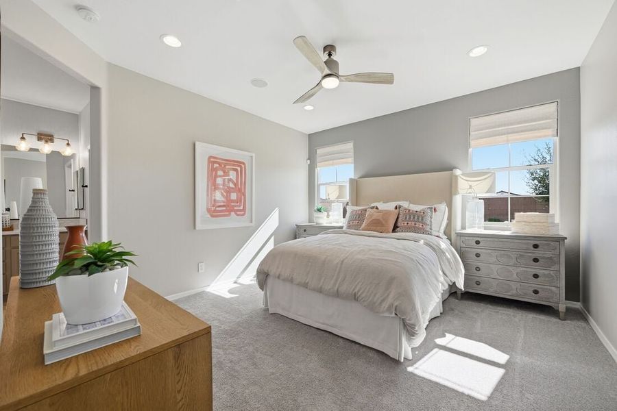 Furnished interior view inside a new home in La Mira, Mesa (Image 6).