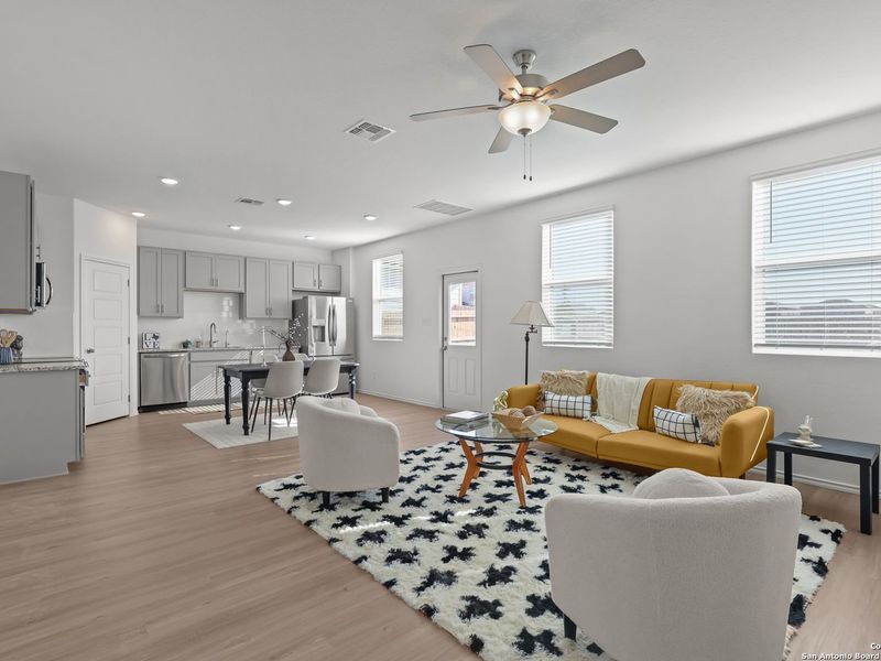 Furnished interior view inside a new home in Applewhite Meadows, San Antonio (Image 7).