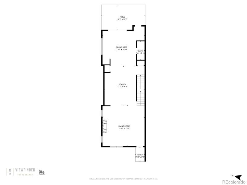 2D floor plan layout of this home in , Denver, CO (Image 6). 2D floor plan layout of this home in , Denver, CO (Image 6).
