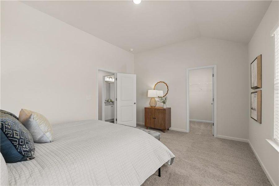 Furnished interior view inside a new home in Alcovy Village, Lawrenceville (Image 46).