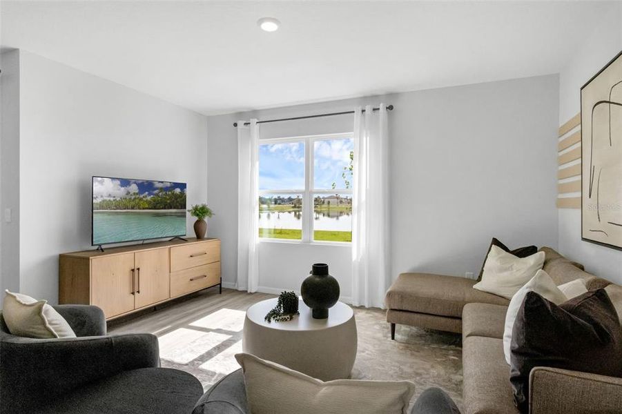 Furnished interior view inside a new home in Wind Meadows South, Bartow (Image 3).