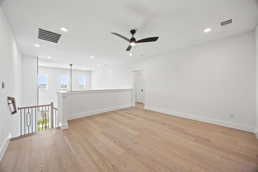 Spacious, unfurnished interior of a new home in Fields, Frisco (Image 17). Spacious, unfurnished interior of a new home in Fields, Frisco (Image 17).