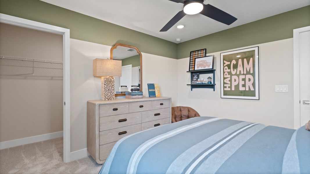 Representative furnished interior of a home built from the Sweetgum by DRB Homes in Trailside, Mount Dora (Image 55).