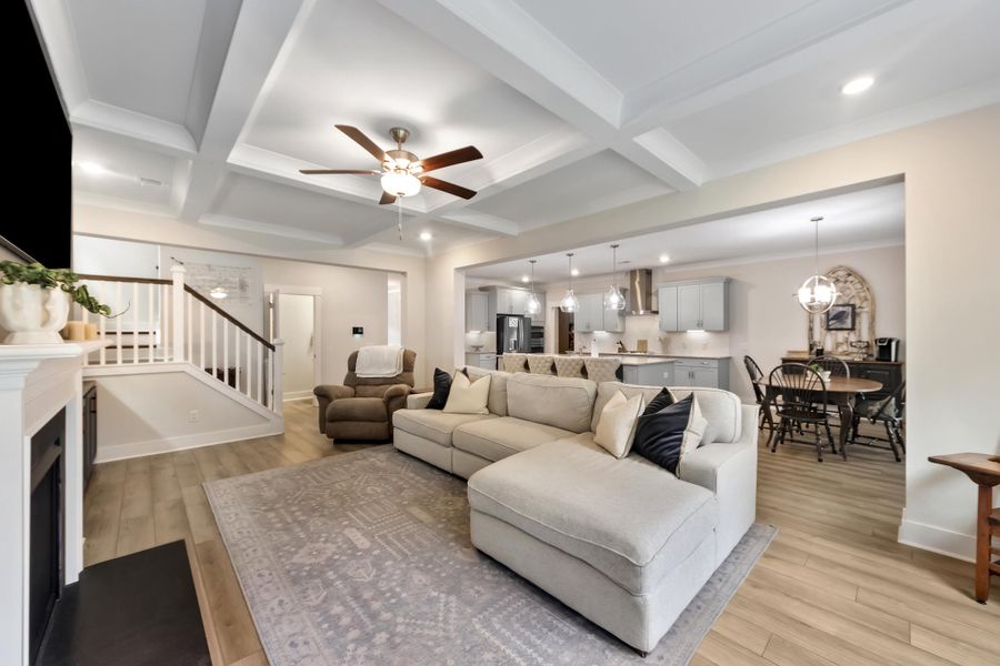 Furnished interior view inside a new home in Cordgrass Landing, Johns Island (Image 36).