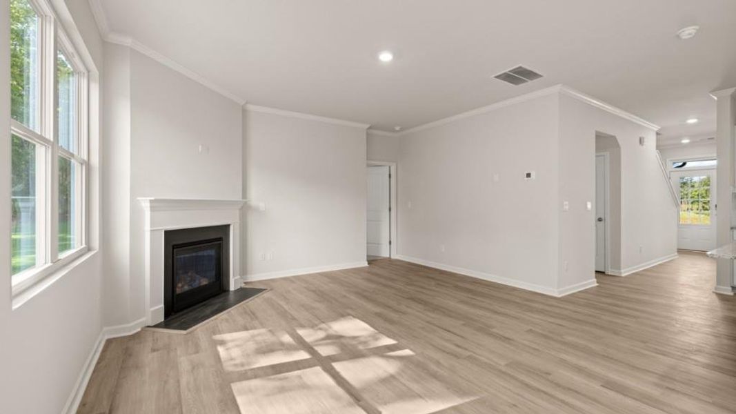 Spacious, unfurnished interior of a new home in Fairhaven, Lithia Springs (Image 19). Spacious, unfurnished interior of a new home in Fairhaven, Lithia Springs (Image 19).