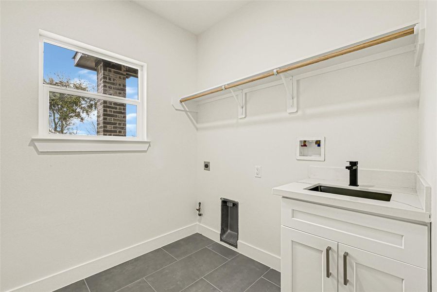 Dedicated laundry room Dedicated laundry room