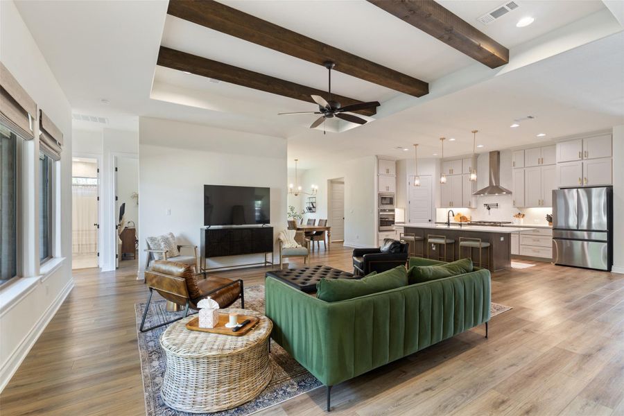 Furnished interior view inside a new home in , Bastrop (Image 24). Furnished interior view inside a new home in , Bastrop (Image 24).