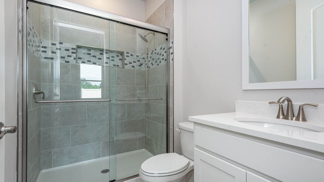 Representative furnished interior of a home built from the Jordyn II by D.R. Horton in Riverwalk of Cocoa, Cocoa (Image 8).