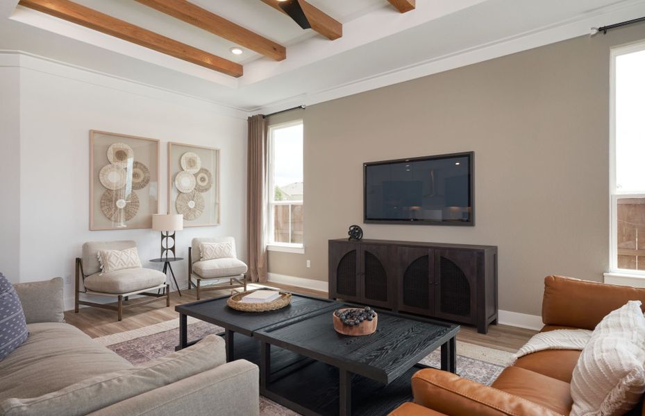 Representative furnished interior of a home built from the Reverence by Pulte Homes in Regent Hills - Enchantment Series, Buckeye (Image 5).