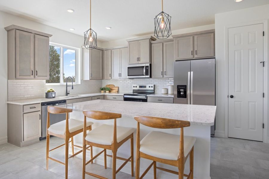 Representative furnished interior of a home built from the 2566 by KB Home in Creekside at Rutland Ranch, Parrish (Image 5).