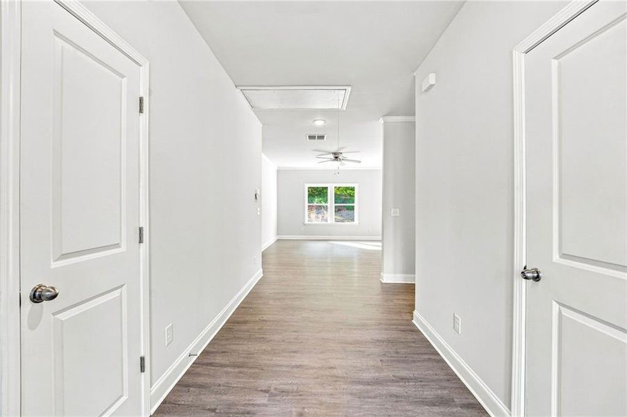 Spacious, unfurnished interior of a new home in , Gray (Image 27).