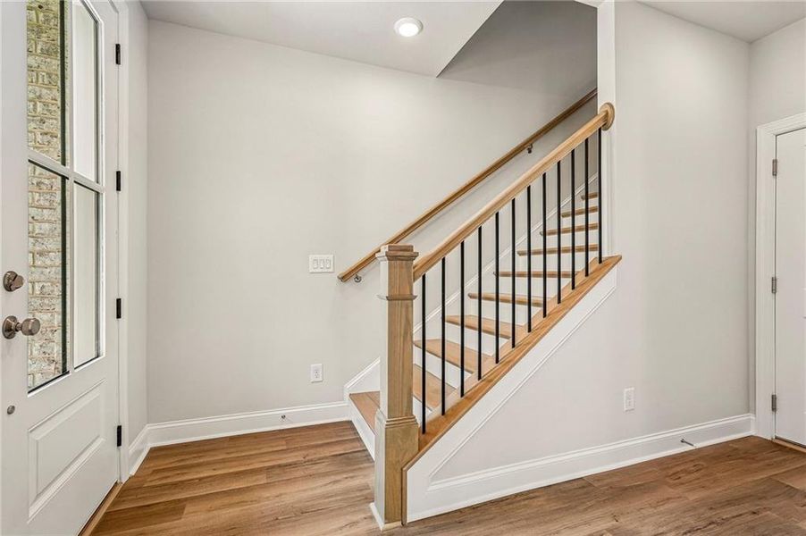 Spacious, unfurnished interior of a new home in Waterside Townhomes, Peachtree Corners (Image 34). Spacious, unfurnished interior of a new home in Waterside Townhomes, Peachtree Corners (Image 34).