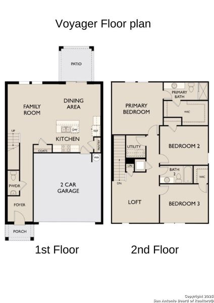 2D floor plan layout of this home in , Schertz, TX (Image 3).