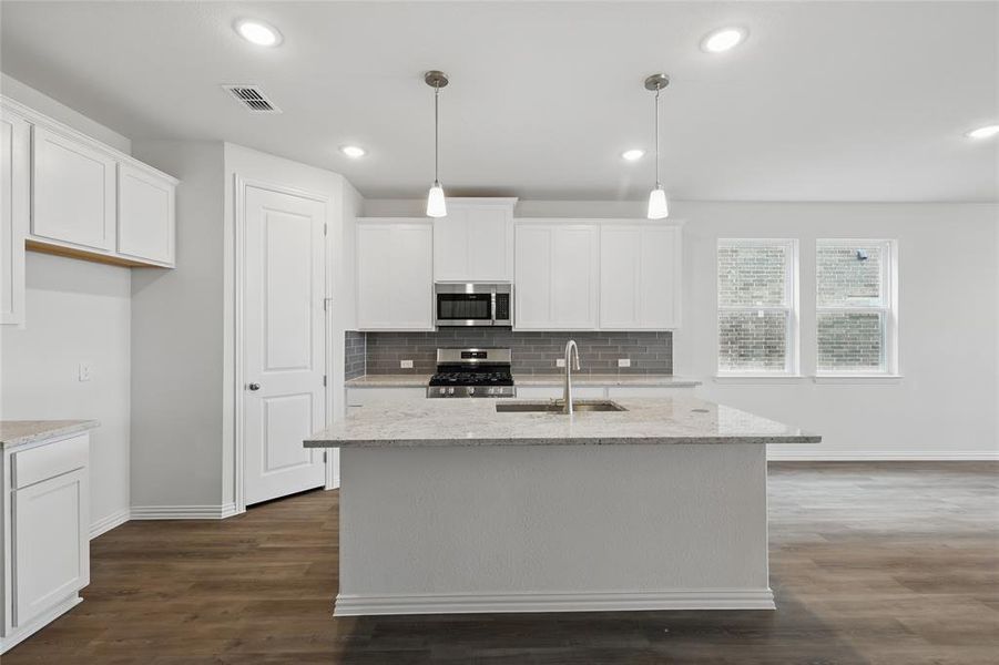 Furnished interior view inside a new home in Bel Air Village, Sherman (Image 6).