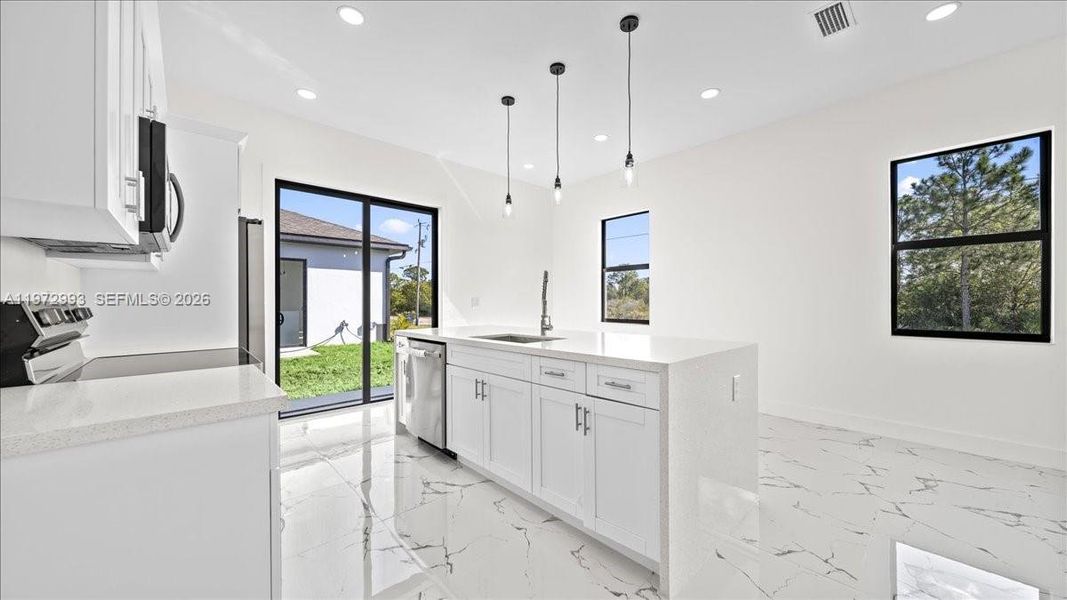 Furnished interior view inside a new home in , Lehigh Acres (Image 9).