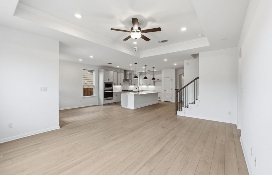 Spacious, unfurnished interior of a new home in West Cypress Hills, Spicewood (Image 43).
