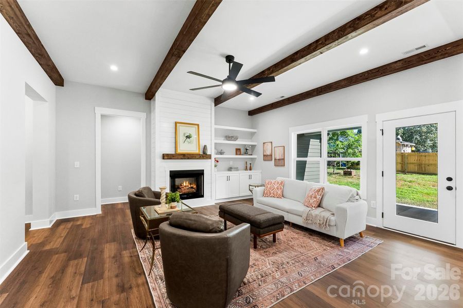 Furnished interior view inside a new home in , York (Image 13).