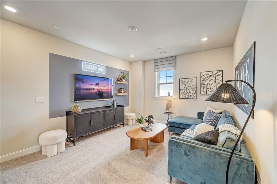 Furnished interior view inside a new home in Bailey Fence, Dacula (Image 48).