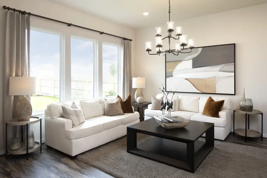 Representative furnished interior of a home built from the Oakville by Scott Felder Homes in Flora, Hutto (Image 7).