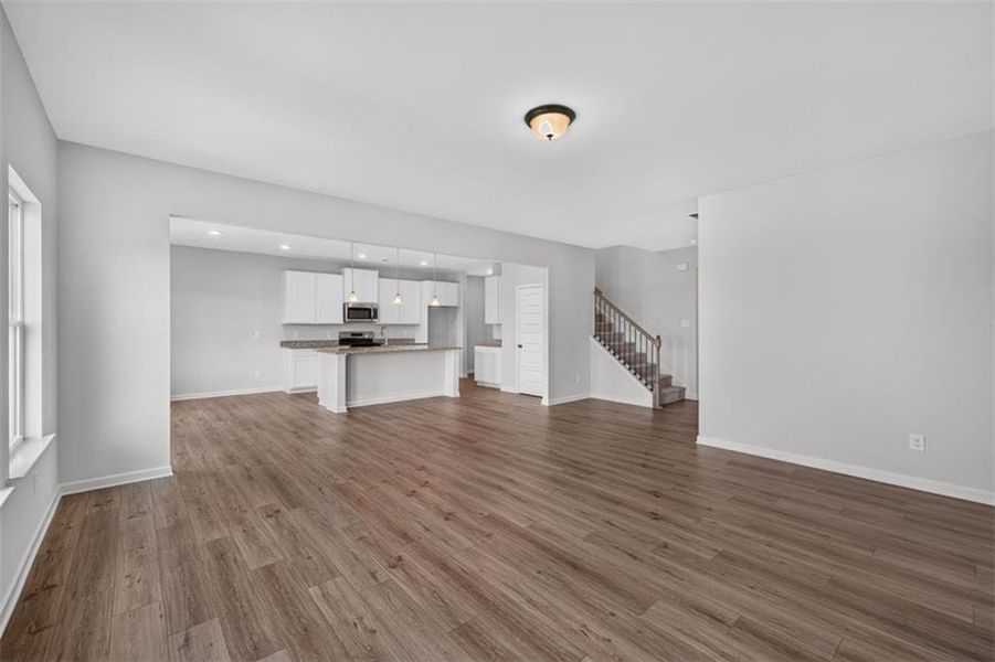 Spacious, unfurnished interior of a new home in The Stiles, Cartersville (Image 21).