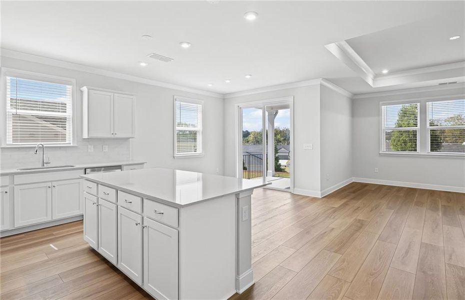 Furnished interior view inside a new home in Sun City Peachtree, Griffin (Image 4).