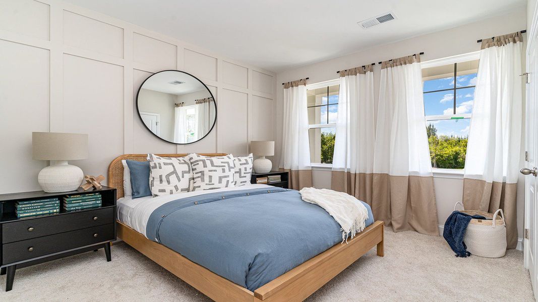 Furnished interior view inside a new home in The Bluffs at Mill Creek, Florence (Image 8).