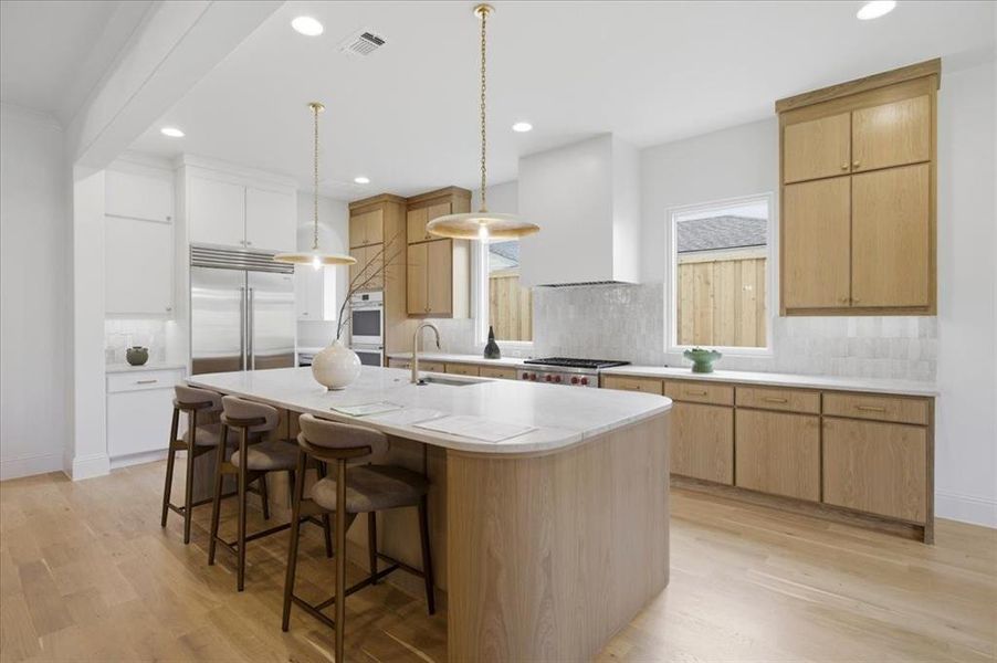 Furnished interior view inside a new home in , Dallas (Image 5).