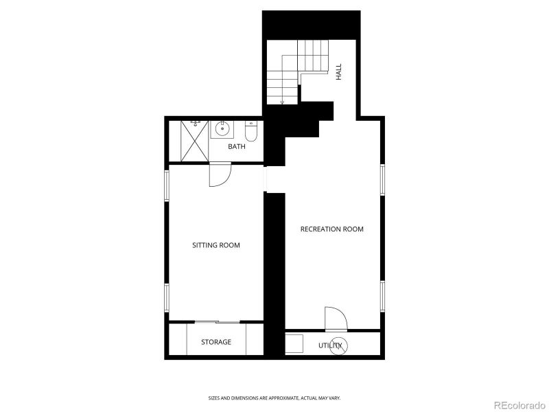 2D floor plan layout of this home in , Wheat Ridge, CO (Image 6). 2D floor plan layout of this home in , Wheat Ridge, CO (Image 6).