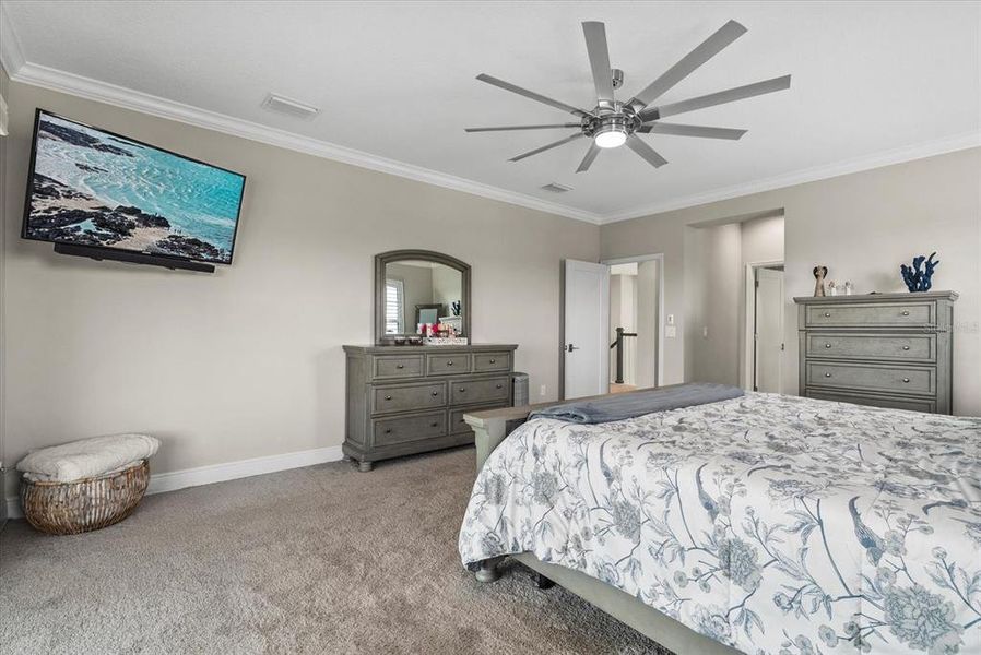 Furnished interior view inside a new home in Crosswind Ranch, Parrish (Image 41).