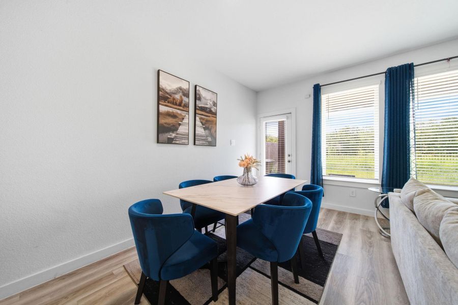 Furnished interior view inside a new home in , Houston (Image 6).