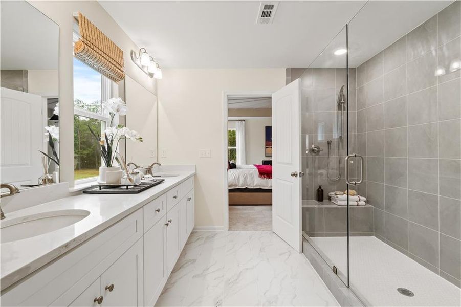 Furnished interior view inside a new home in Hamilton Lakes, Lawrenceville (Image 46).