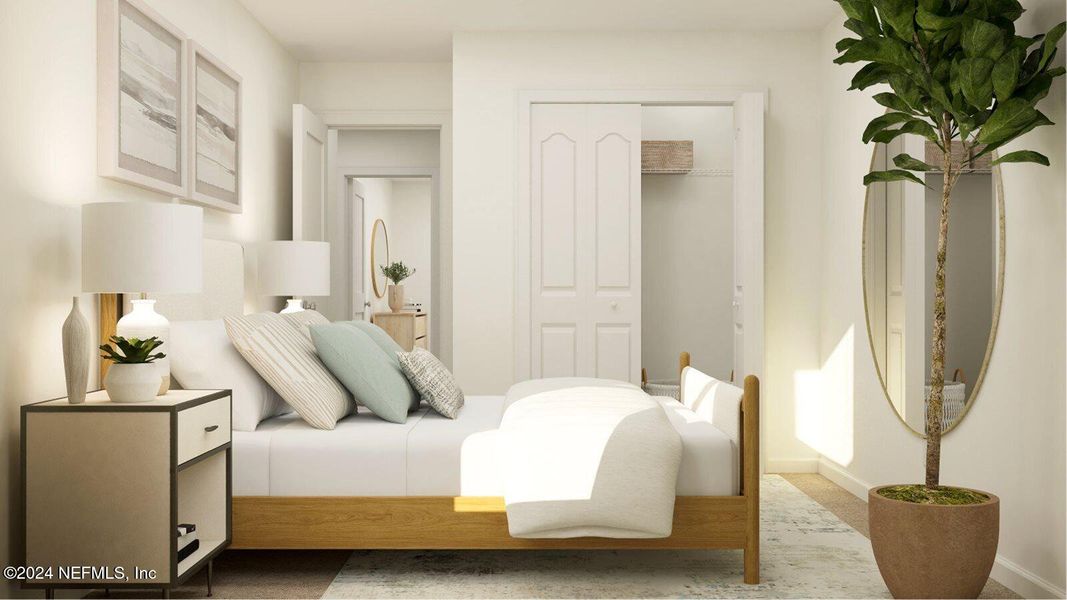 Furnished interior view inside a new home in Granary Park, Green Cove Springs (Image 15).