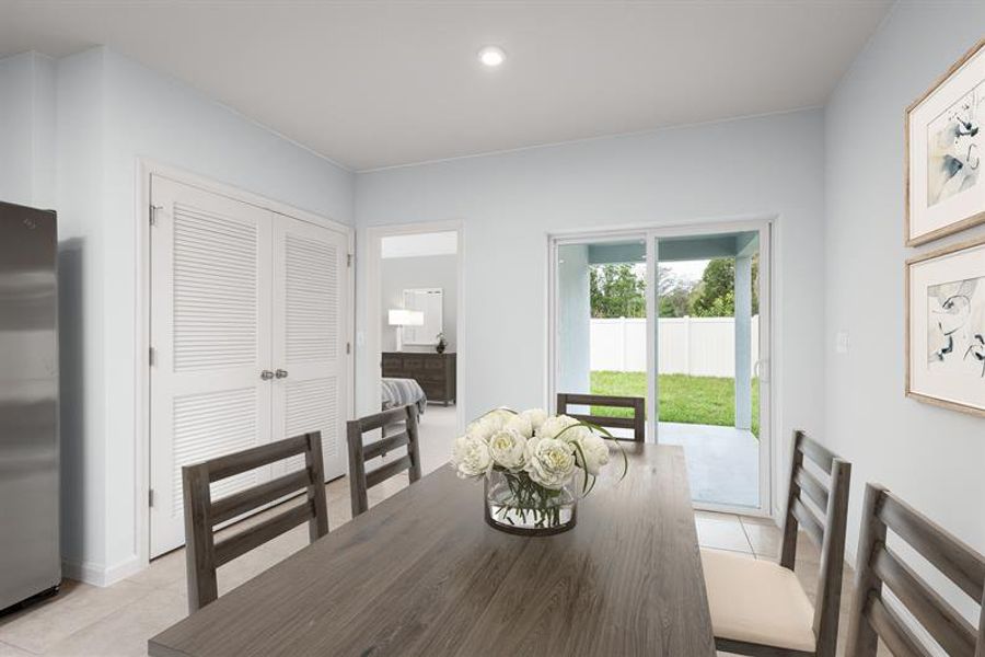 Representative furnished interior of a home built from the Alder by Ryan Homes in Vista Trace, Belleview (Image 4).