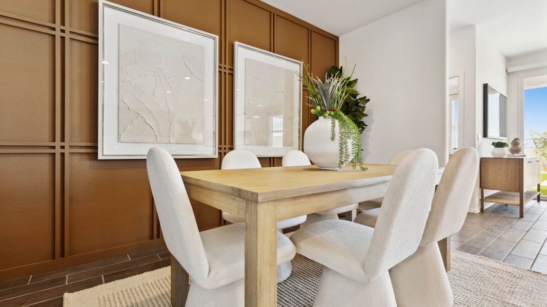 Furnished interior view inside a new home in Moonlight, Maricopa (Image 8).