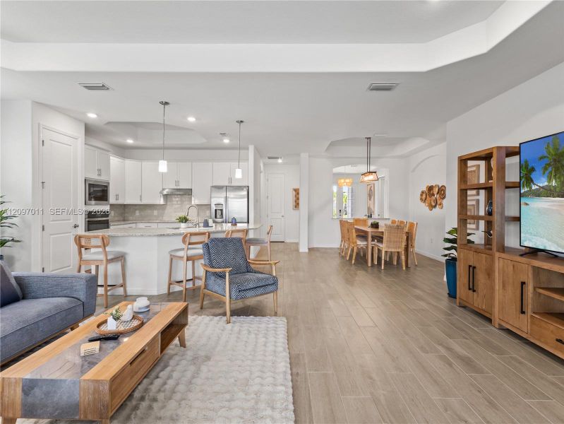 Furnished interior view inside a new home in , Punta Gorda (Image 6).