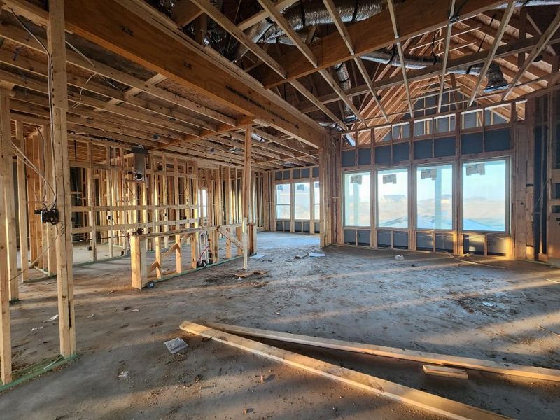 In-progress construction of a new home in Rocky Top, Krum, TX (Image 6).