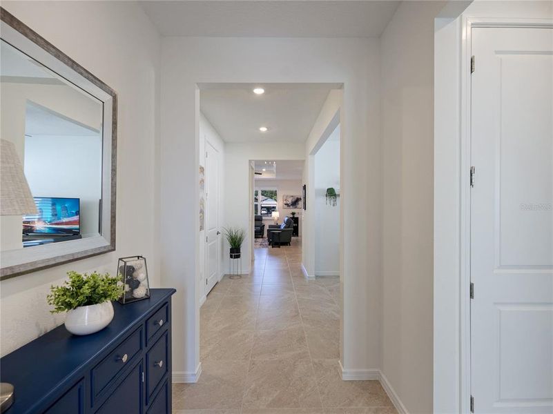 Furnished interior view inside a new home in Del Webb Stone Creek, Ocala (Image 14).