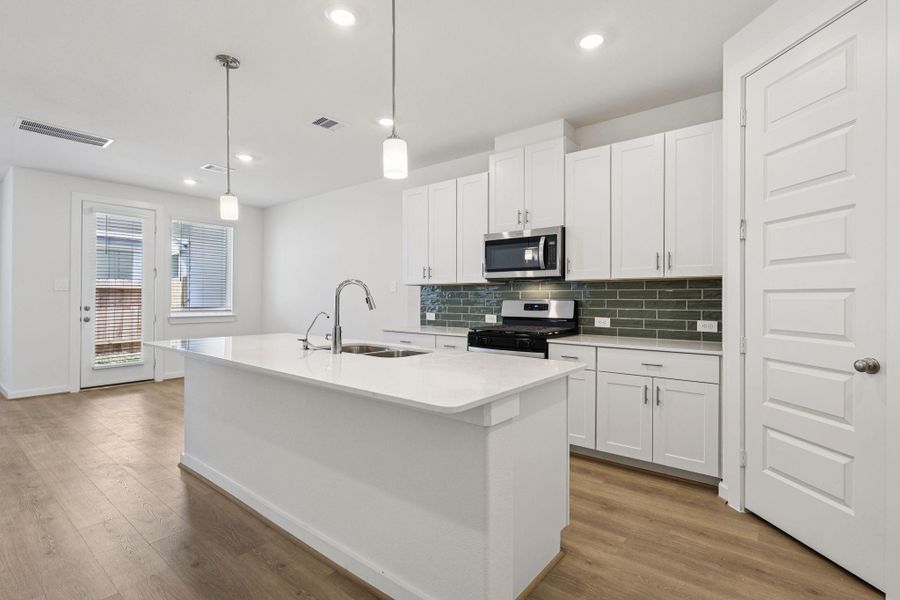 Photo is not of the actual home, but is an inspirational photo of builder’s model home and may depict options, furnishings, and/or decorator features that are not included