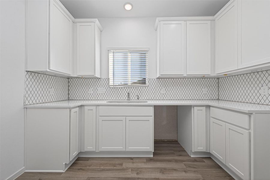 Furnished interior view inside a new home in Enclave at Willis, Willis (Image 7).