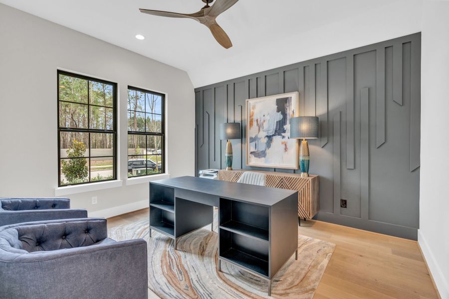 Furnished interior view inside a new home in ARTAVIA, Conroe (Image 4).