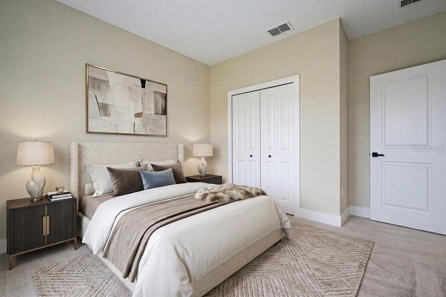 Furnished interior view inside a new home in , Orlando (Image 12).