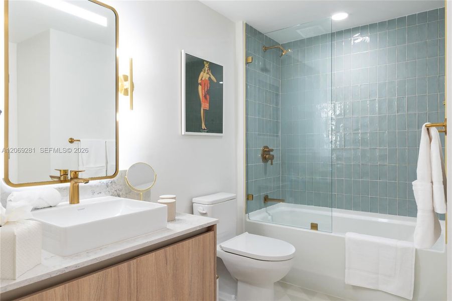 Furnished interior view inside a new home in , Miami (Image 28). Furnished interior view inside a new home in , Miami (Image 28).
