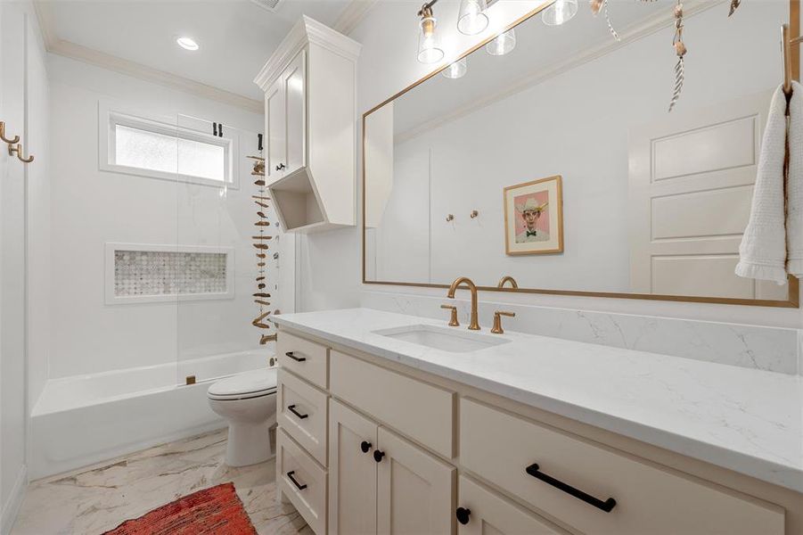 Furnished interior view inside a new home in , Woodway (Image 14).