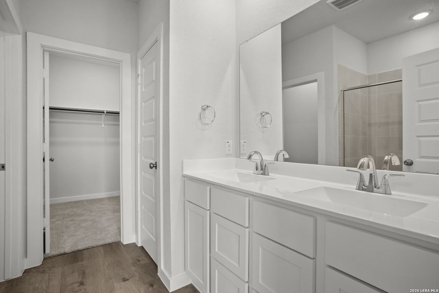 Furnished interior view inside a new home in Agave, San Antonio (Image 8).