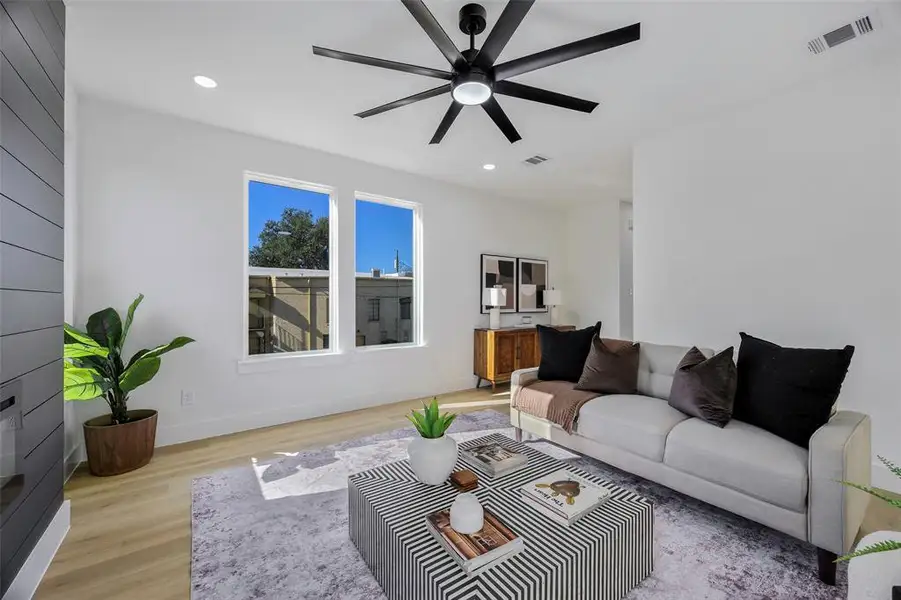 Furnished interior view inside a new home in , Dallas (Image 5).