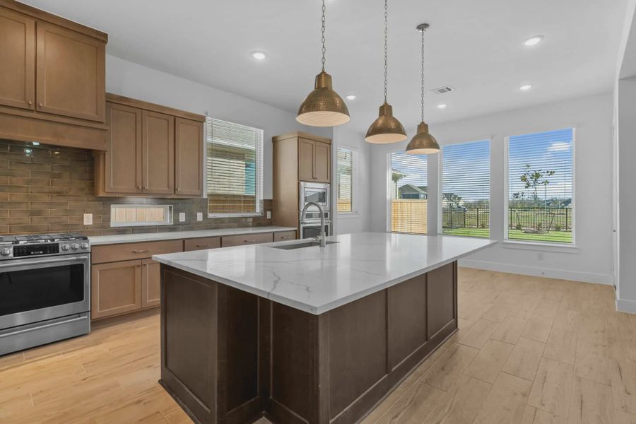 Representative furnished interior of a home built from the Rivercrest by Chesmar Homes in Fulshear Lakes, Fulshear (Image 44).