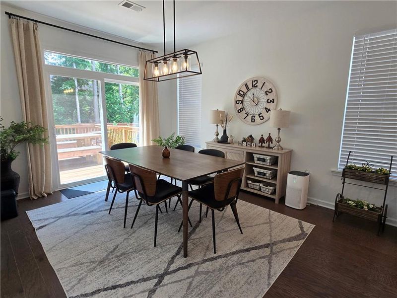 Furnished interior view inside a new home in The Reserve At Liberty Park, Braselton (Image 7).