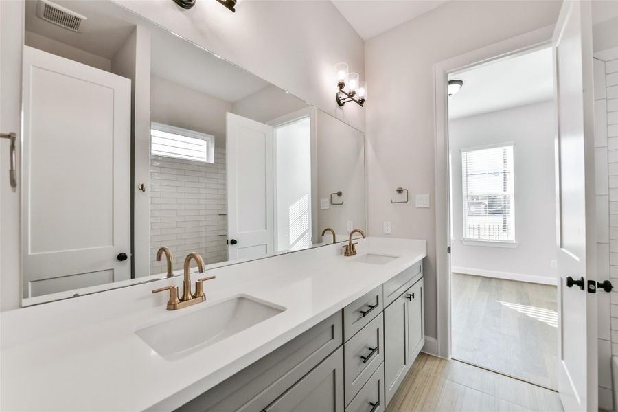 Furnished interior view inside a new home in Pearland Old Townsite, Pearland (Image 7).
