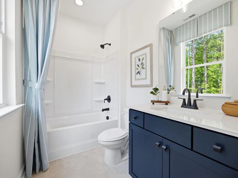 Representative furnished interior of a home built from the The Ashport G by Davidson Homes LLC in Enclave at Belmont, Belmont (Image 44).