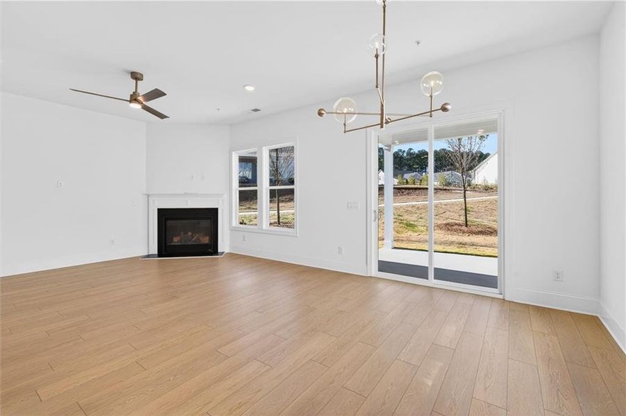 Spacious, unfurnished interior of a new home in The Reserve at Bells Ferry, Kennesaw (Image 23).